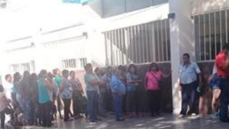 Cajeros vacíos en Andalgalá