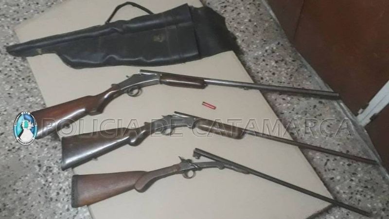 Le secuestran tres escopetas a sexagenario que baleó a un menor