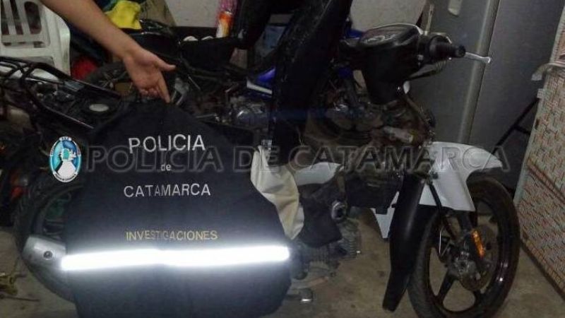 Tras un allanamiento, secuestran dos motocicletas en Valle Viejo