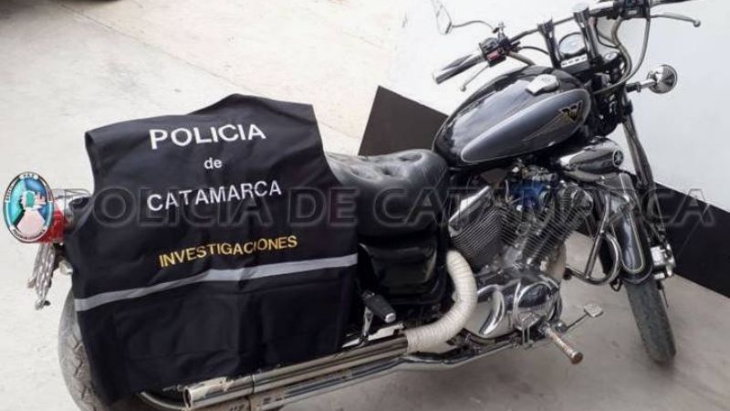 Recuperan otra moto robada
