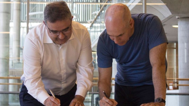Jalil y Rodríguez Larreta firmaron un convenio