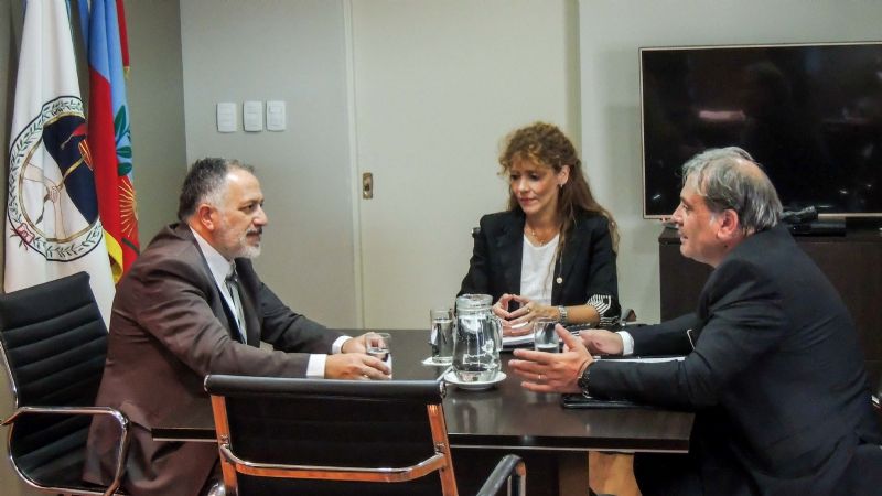 Reunión con autoridades del Banco Nación