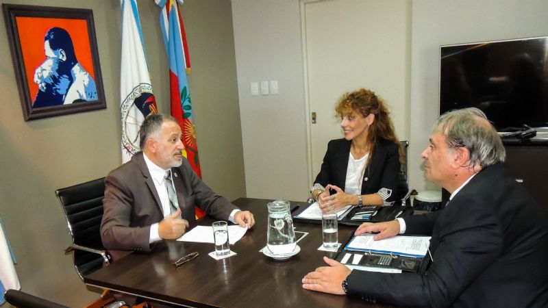 Reunión con autoridades del Banco Nación