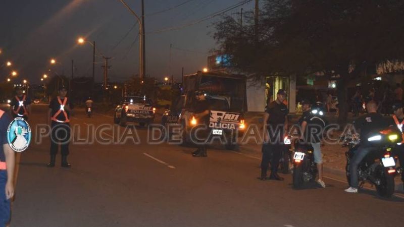 En mega operativo, secuestran motos y arrestan a personas