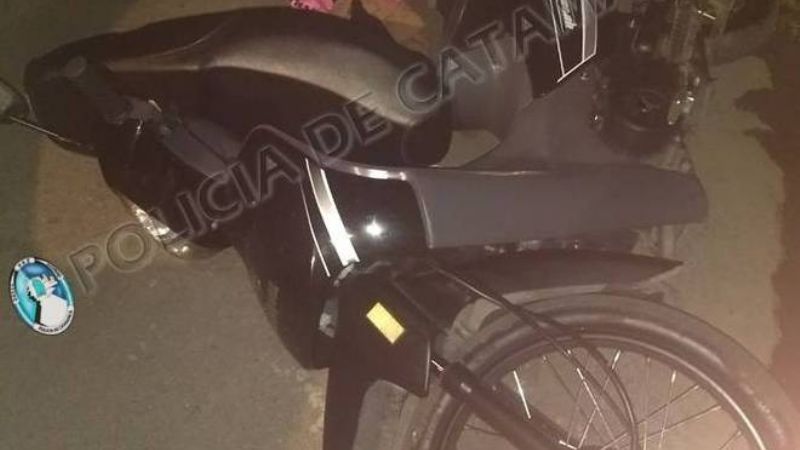 Recuperan una motocicleta y aprehenden a un joven en Santa Rosa
