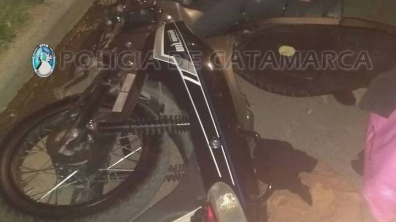 Recuperan una motocicleta y aprehenden a un joven en Santa Rosa