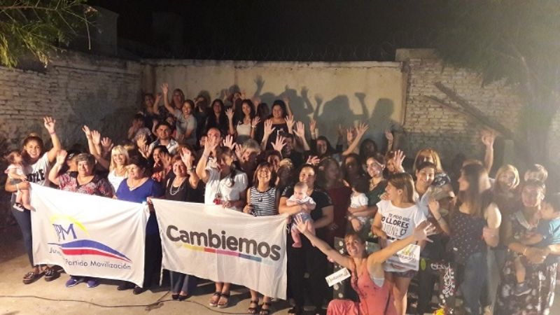 Reflexiones y brindis en el Partido Movilización