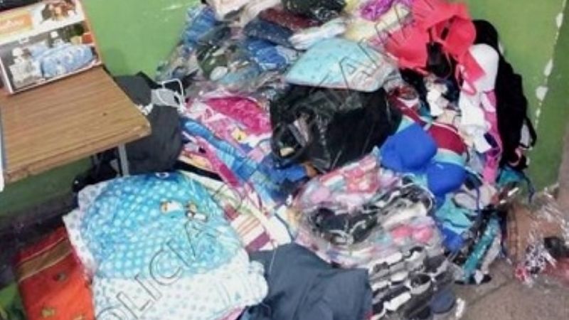 Gran cantidad de mercadería ilegal secuestrada