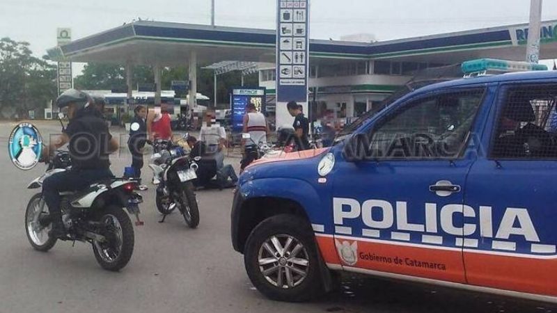 Accidente en avenida Hipólito Irigoyen