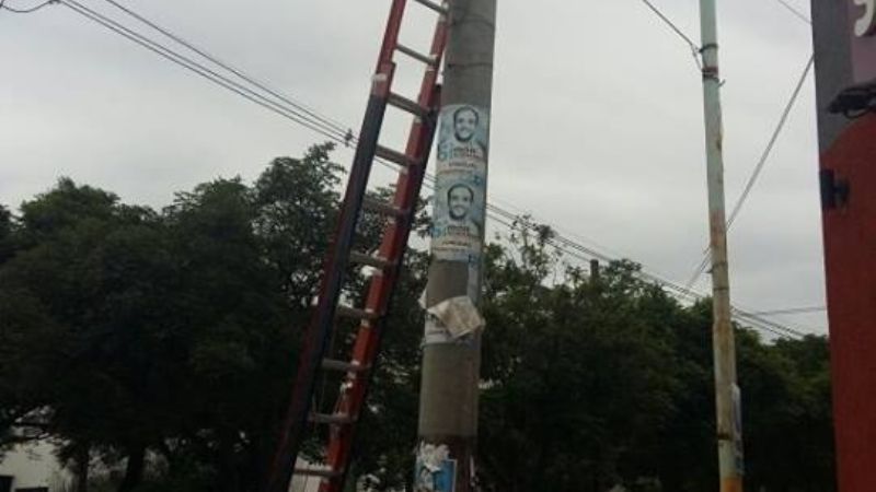 Cambian cables obsoletos para descongestionar el espacio público