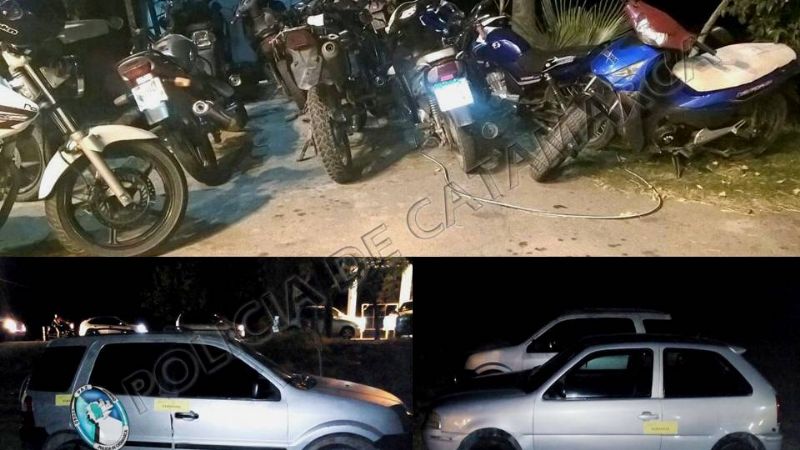 Secuestran vehículos en puestos camineros de Capital, Valle Viejo y Capayán
