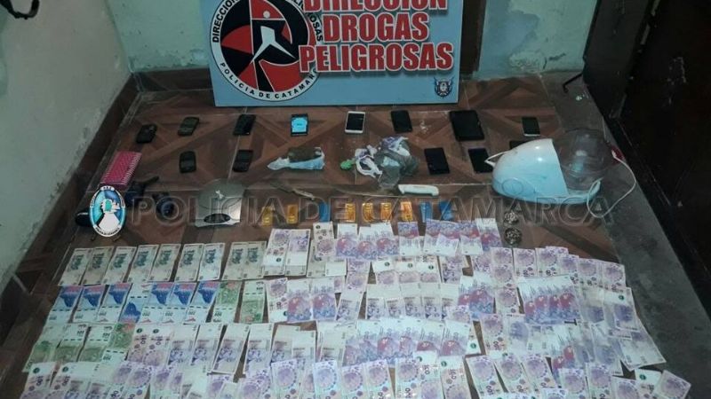 Detienen a un hombre, secuestran droga y otros elementos