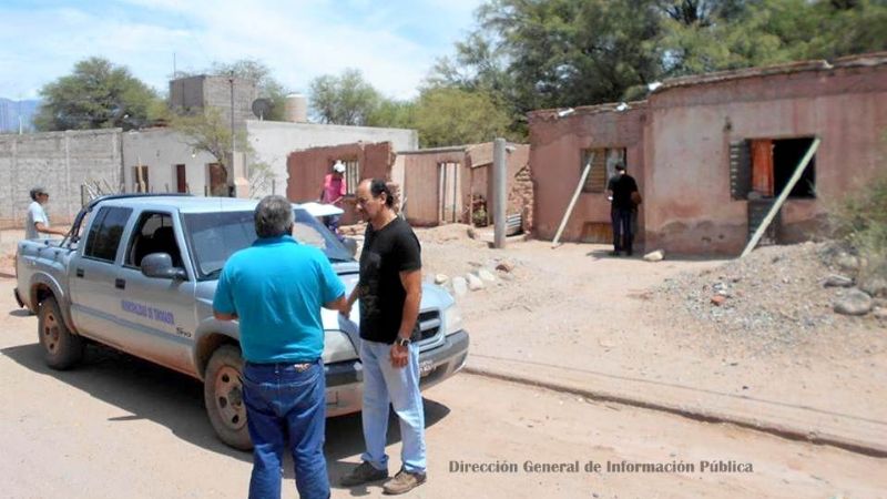 Un centenar de familias recibieron asistencia por las lluvias en Tinogasta