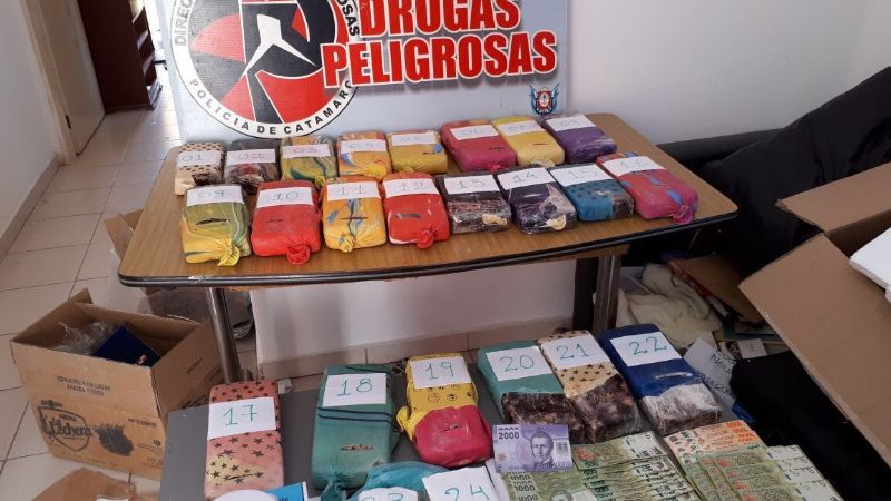 Detienen a un empleado de un sanatorio, con 30 kilos de marihuana