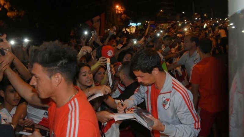 River tuvo un cálido recibimiento en Mendoza