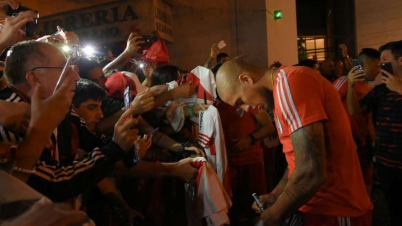 River tuvo un cálido recibimiento en Mendoza