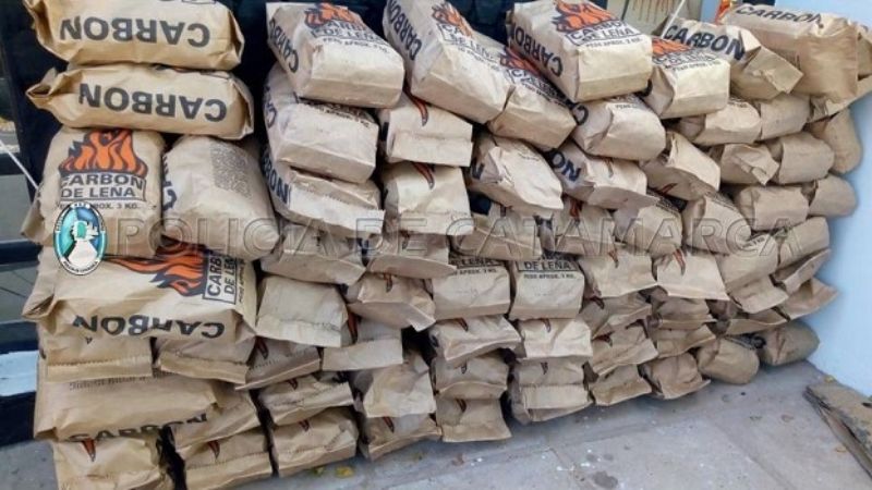 Secuestran una importante cantidad de carbón