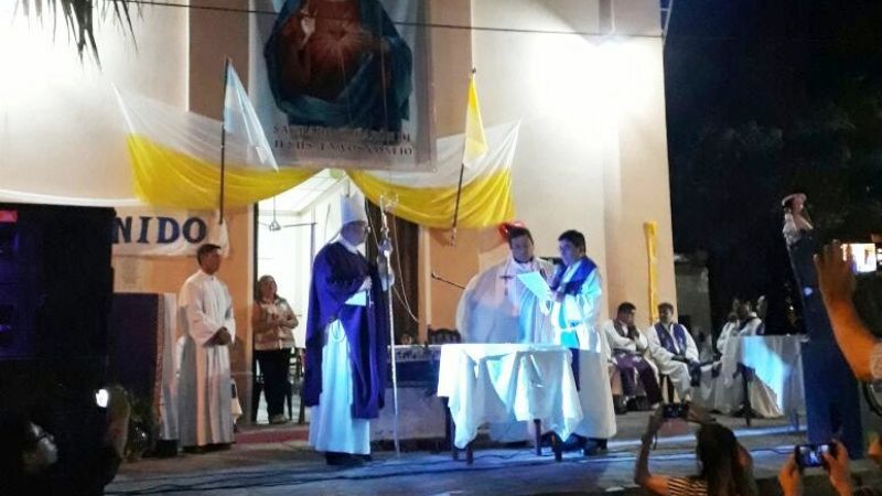 Asumió el nuevo párroco de Santa Rosa en Bañado de Ovanta
