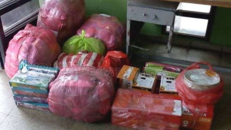 Secuestran mercadería ilegal en un puesto caminero de Valle Viejo