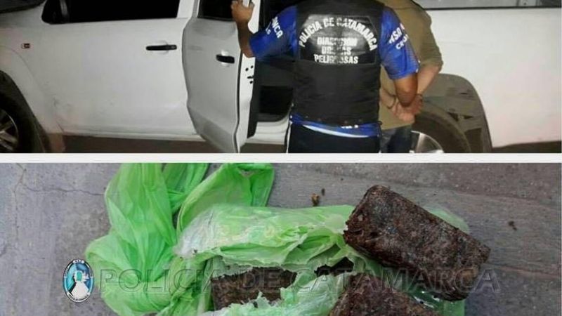 Detuvieron a un presunto repartidor de droga