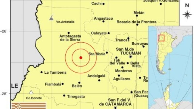 Temblor en el Oeste