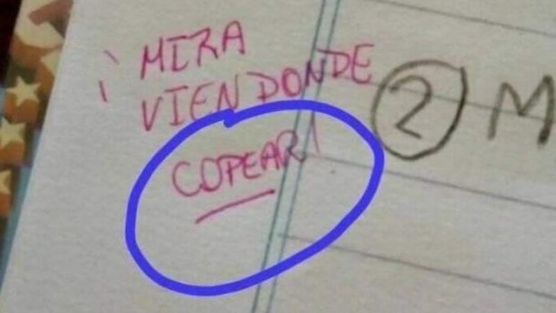 El error ortográfico de una maestra que se viralizó en las redes
