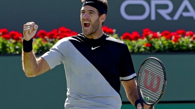 Histórico triunfo de Del Potro en un Máster y ante Federer