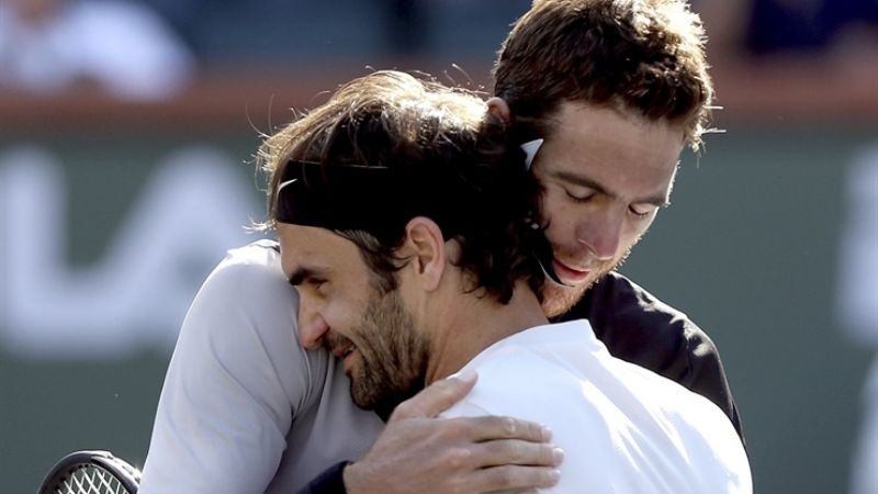 Histórico triunfo de Del Potro en un Máster y ante Federer