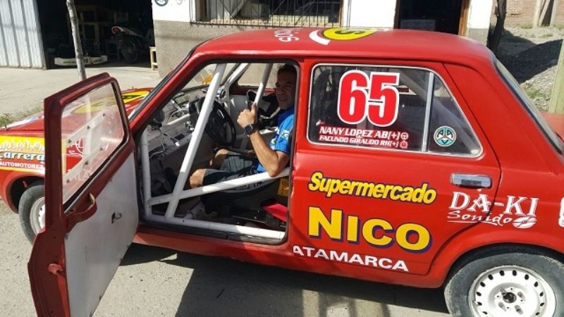 El santamariano Cesar "Nany" Lopez obtuvo un buen triunfo en el Rally Tucumano