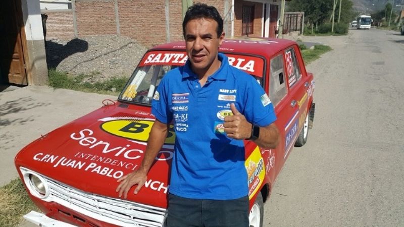 El santamariano Cesar "Nany" Lopez obtuvo un buen triunfo en el Rally Tucumano