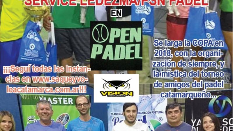 Padel: Se abre el calendario de la Copa Saque y Volea