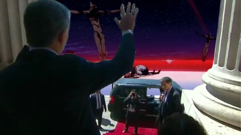 Macri saludó a una plaza vacía de militantes y estallaron los memes