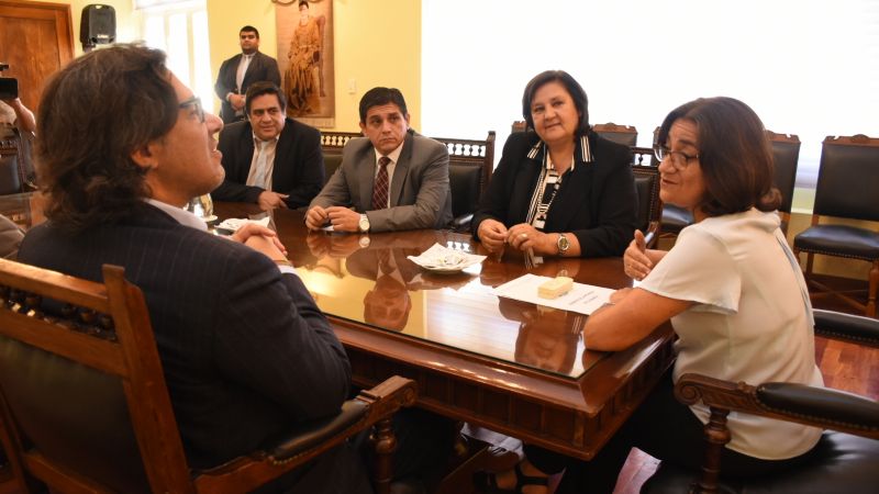 Garavano visitó a Corpacci