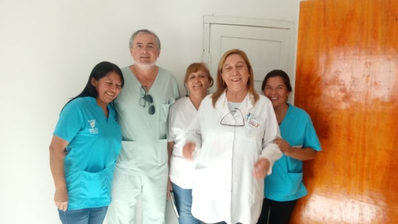 El senador Fernández gestionó mejoras edilicias para el Hospital de Siján