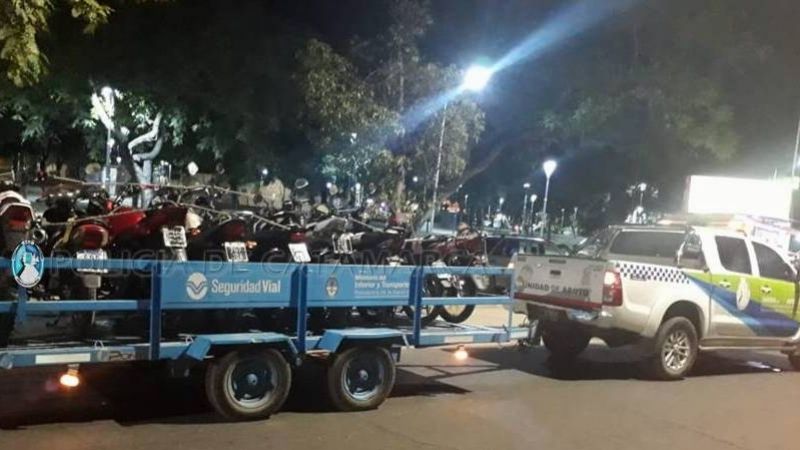 Un total de 28 conductores infractores se quedaron sin moto