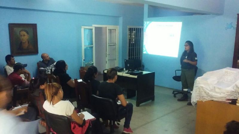 Capacitación a brigadistas en Piedra Blanca