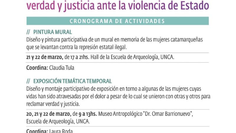 “Mujeres en ronda” en la UNCA