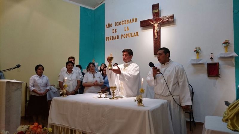 Solemne procesión en honor de San José en Recreo