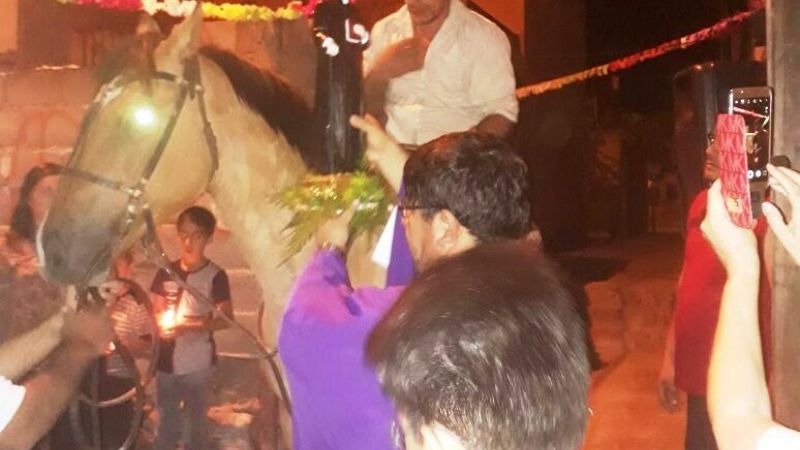 Entronizan imagen del Cura Brochero en el sur