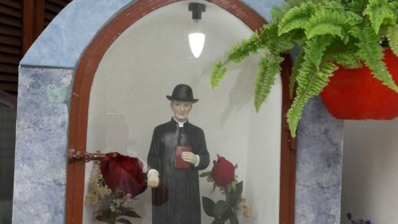 Entronizan imagen del Cura Brochero en el sur