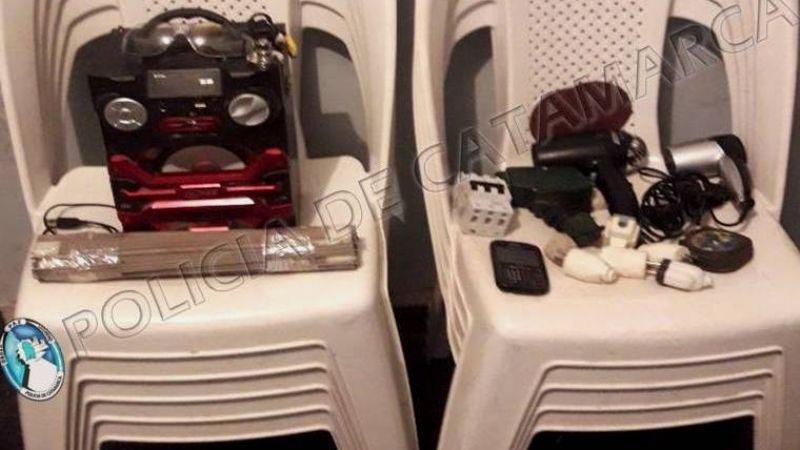 Recuperan elementos robados y aprehenden a dos jóvenes en Andalgalá