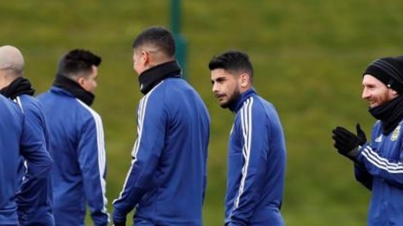 Messi, el último en incorporarse a la selección argentina
