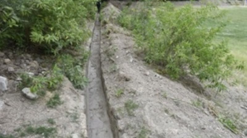 Reconstruyen toma de agua en Amanao