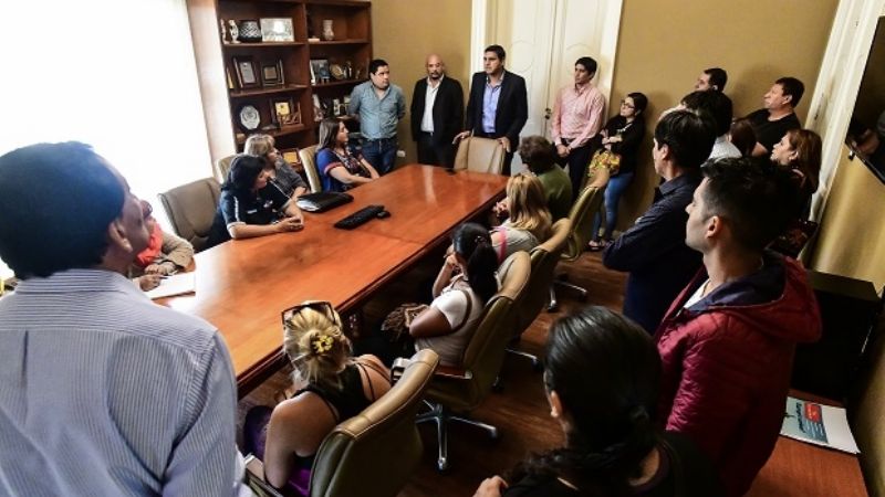 El secretario de Gobierno recibió a los centros vecinales de SFVC