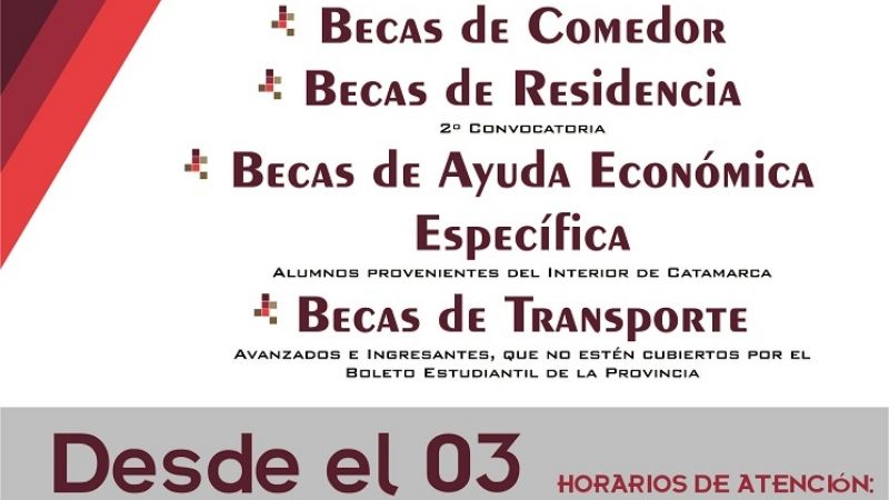 Becas para alumnos ingresantes