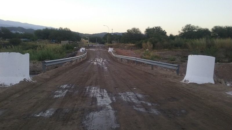 Está nuevamente habilitado el badén del Camino de la Virgen