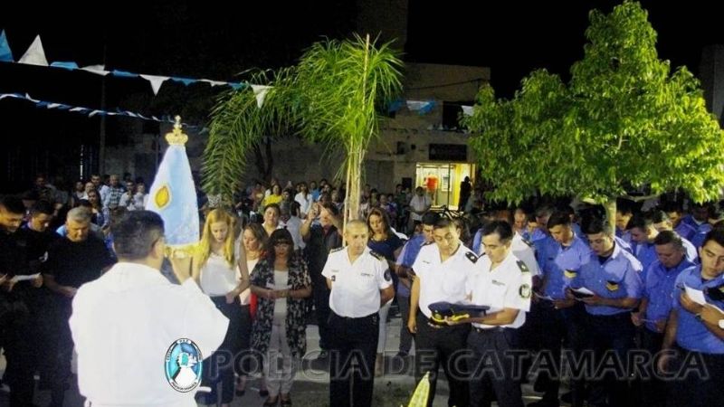 Entronizaron la imagen de la Virgen del Valle en la Unidad Regional Nº 2