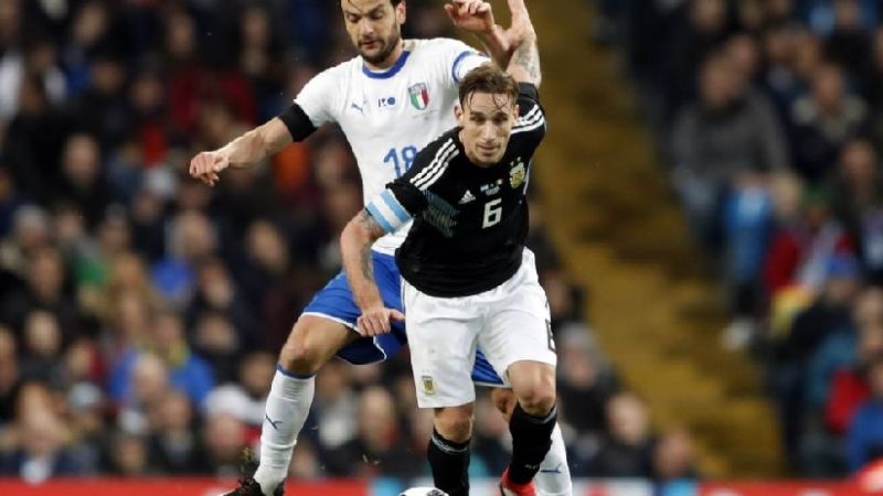 Sin Messi, la Selección Argentina venció 2-0 a Italia