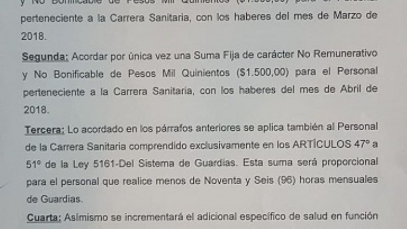 ATSA firmó acuerdo por la ayuda de emergencia