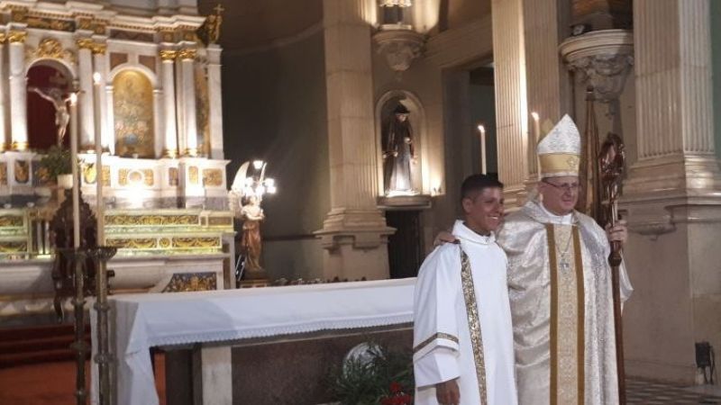 Alegría en la Iglesia catamarqueña por la ordenación de joven diácono